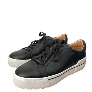 J Slides Platform Eve Leather Sneakers Size 8.5